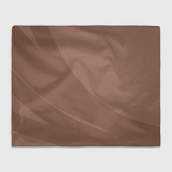 Плед Мокко Мусс однотонный с полосой