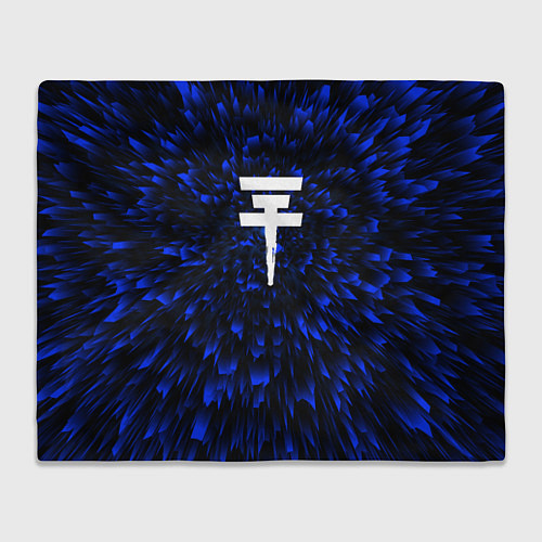Плед Tokio Hotel blue energy / 3D-Велсофт – фото 1