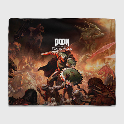 Плед Doom slayer Doom the dark ages / 3D-Велсофт – фото 1