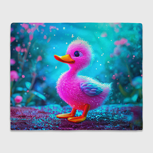 Плед Розовая уточка / 3D-Велсофт – фото 1