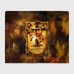 Плед флисовый Indiana Jones and raiders of lost ark, цвет: 3D-велсофт