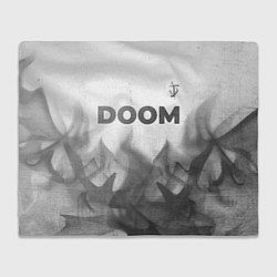 Плед Doom - white gradient посередине