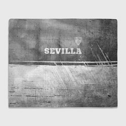 Плед флисовый Sevilla - grey gradient посередине, цвет: 3D-велсофт