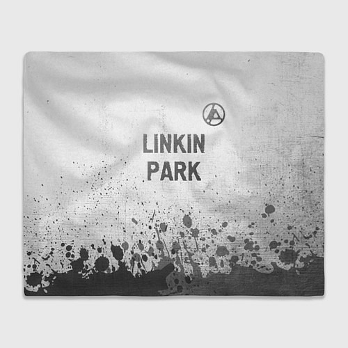 Плед Linkin Park 2024 - white gradient посередине / 3D-Велсофт – фото 1