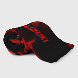 Плед флисовый Suzuki - red gradient по-горизонтали, цвет: 3D-велсофт — фото 2