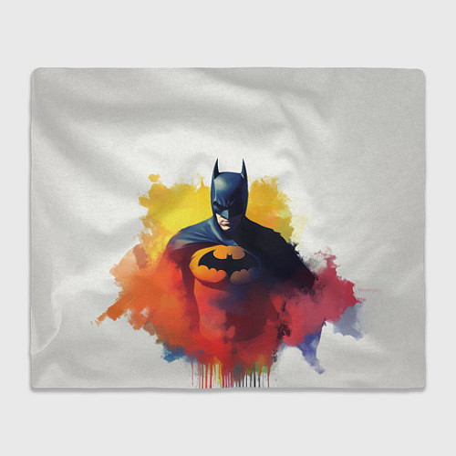 Плед Бэтмен в краске / 3D-Велсофт – фото 1