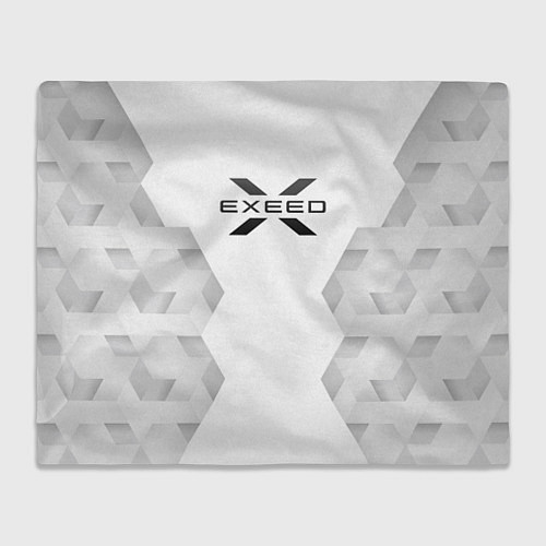 Плед Exeed white poly / 3D-Велсофт – фото 1