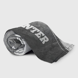 Плед флисовый Inter - grey gradient по-горизонтали, цвет: 3D-велсофт — фото 2