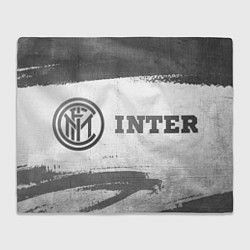 Плед флисовый Inter - white gradient по-горизонтали, цвет: 3D-велсофт