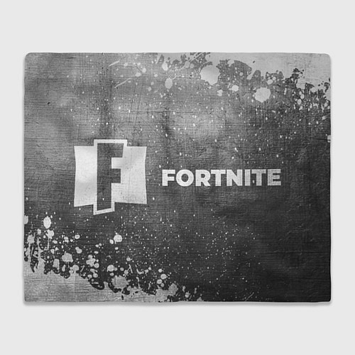 Плед Fortnite - grey gradient по-горизонтали / 3D-Велсофт – фото 1
