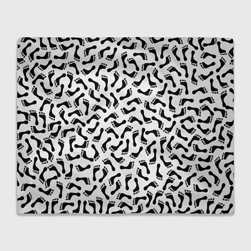 Плед Следы / 3D-Велсофт – фото 1