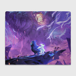 Плед флисовый Ori and the Will of the Wisps, цвет: 3D-велсофт
