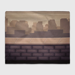 Плед флисовый Смотровая площадка, цвет: 3D-велсофт