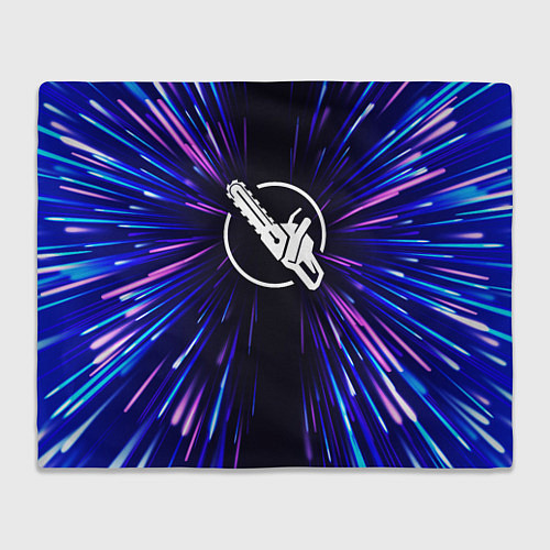 Плед Chainsaw Man neon energy / 3D-Велсофт – фото 1