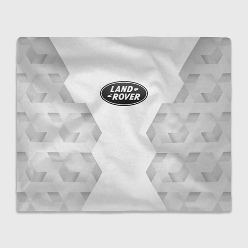 Плед Land Rover white poly / 3D-Велсофт – фото 1