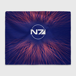 Плед Mass Effect red energy