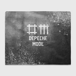 Плед флисовый Depeche Mode - grey gradient, цвет: 3D-велсофт