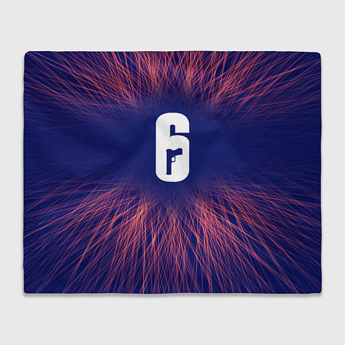 Плед Rainbow Six red energy / 3D-Велсофт – фото 1