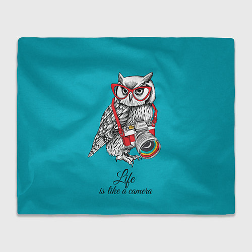 Плед Жизнь подобна камере / 3D-Велсофт – фото 1