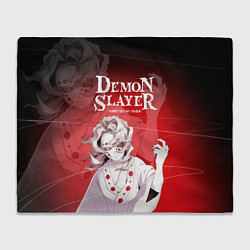 Плед флисовый Гора Натагумо - демон паук, цвет: 3D-велсофт