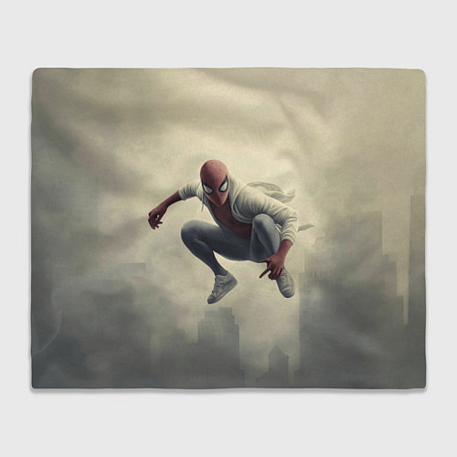 Плед Человек паук в прыжке / 3D-Велсофт – фото 1