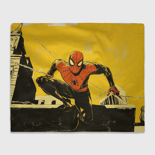 Плед Человек - паук / 3D-Велсофт – фото 1