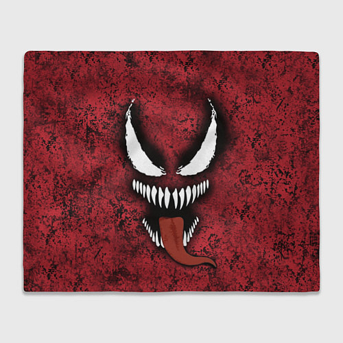 Плед Веном красный и черный симбиот / 3D-Велсофт – фото 1