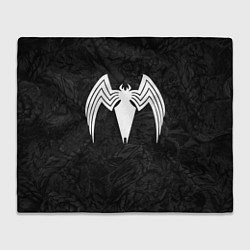 Плед Знак венома с текстурой симбиота