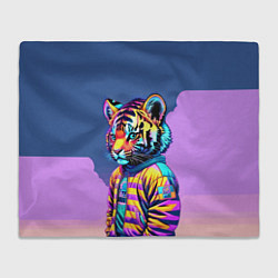 Плед Cool tiger cub - pop art