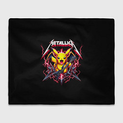 Плед Metallica - cool Pikachu
