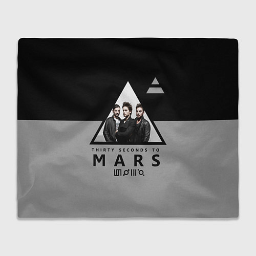 Плед 30 Seconds to Mars - poster / 3D-Велсофт – фото 1