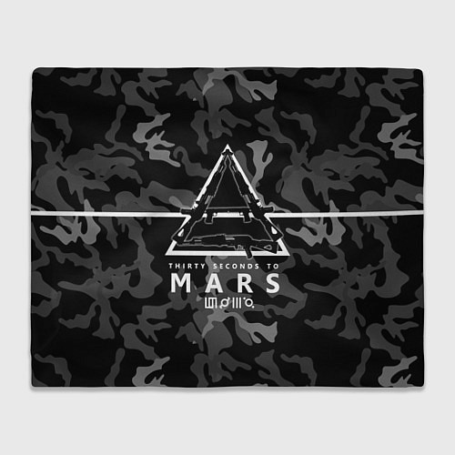 Плед 30 Seconds to Mars - poster / 3D-Велсофт – фото 1
