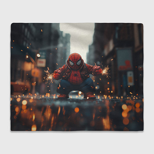 Плед Толстый злой человек-паук / 3D-Велсофт – фото 1