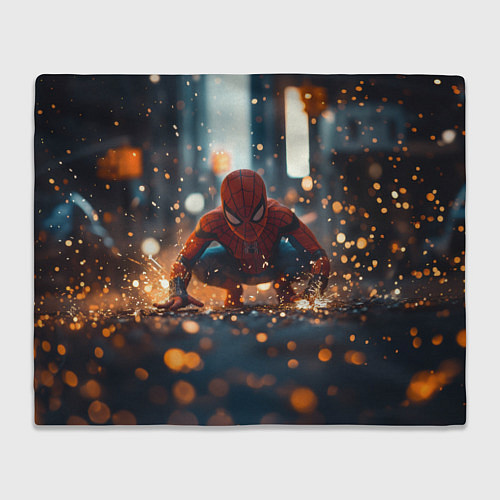 Плед Человек паук и золотая пыльца / 3D-Велсофт – фото 1