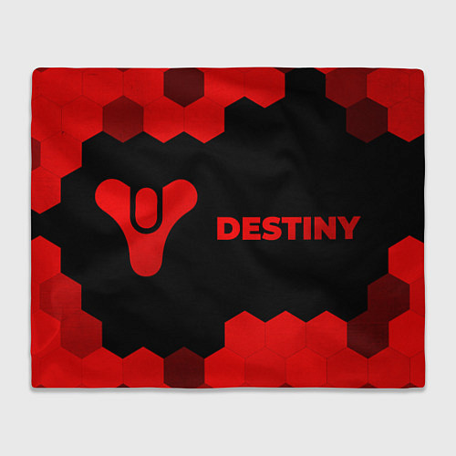 Плед Destiny - red gradient по-горизонтали / 3D-Велсофт – фото 1