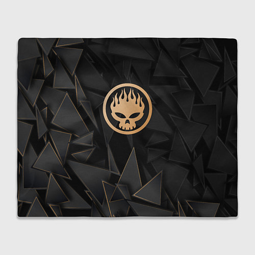 Плед The Offspring golden poly / 3D-Велсофт – фото 1