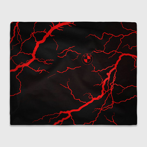 Плед BMW storm red color / 3D-Велсофт – фото 1