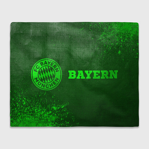 Плед Bayern - green gradient по-горизонтали / 3D-Велсофт – фото 1