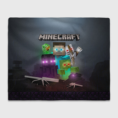 Плед End and peace - Minecraft / 3D-Велсофт – фото 1