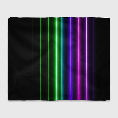 Плед Neon lines / 3D-Велсофт – фото 1