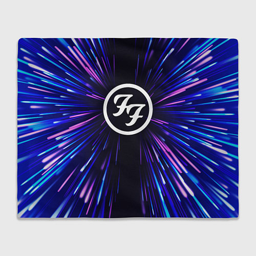 Плед Foo Fighters neon energy / 3D-Велсофт – фото 1