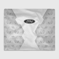 Плед Ford white poly