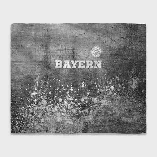 Плед Bayern - grey gradient посередине / 3D-Велсофт – фото 1