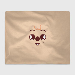 Плед флисовый Quokka skzoo, цвет: 3D-велсофт