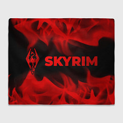 Плед Skyrim - red gradient по-горизонтали