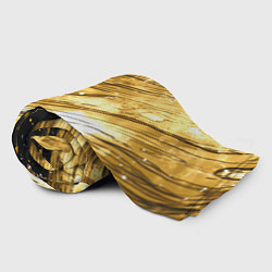 Плед флисовый Золотой текстурный фон, цвет: 3D-велсофт — фото 2