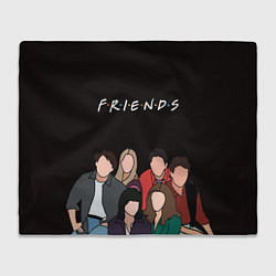 Плед флисовый Friends - Central park, цвет: 3D-велсофт