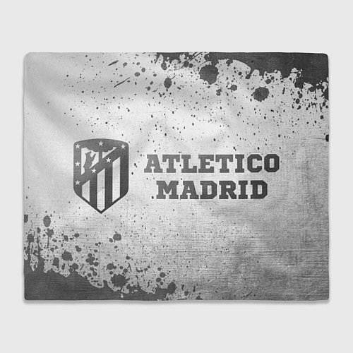 Плед Atletico Madrid - white gradient по-горизонтали / 3D-Велсофт – фото 1