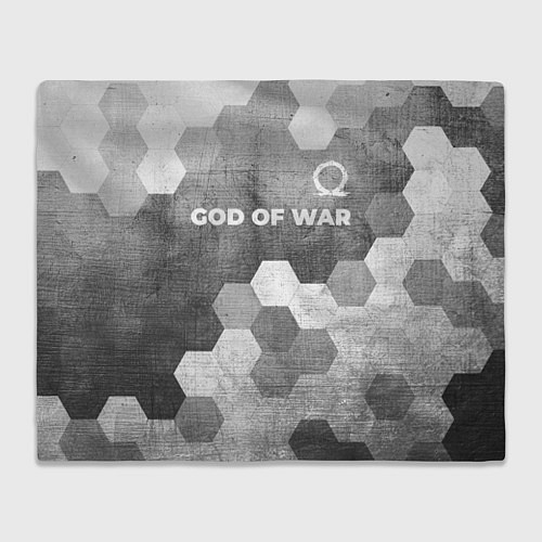 Плед God of War - grey gradient посередине / 3D-Велсофт – фото 1