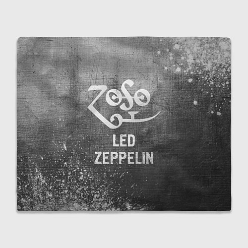 Плед Led Zeppelin - grey gradient / 3D-Велсофт – фото 1